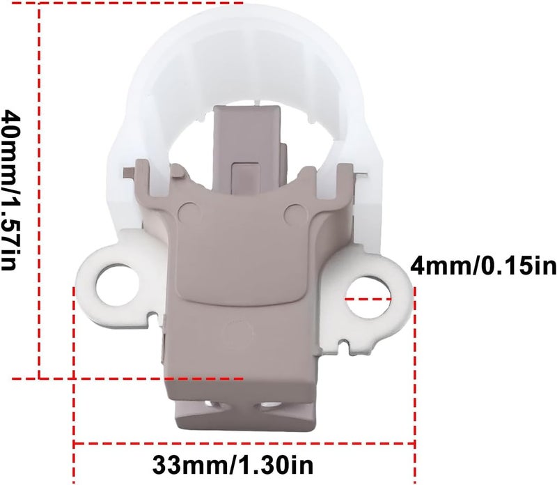 Micro Traders Alternator Brush Holder Replacement Part 31105-PD1-034 31105-PR7-A01 31105-PT0-003 Compatible with Toyota Compatible with Honda Repair - Image 4